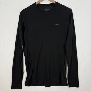 Patagonia Men's Black Capilene 2 Lightweight Long Sleeve Top Size Medium